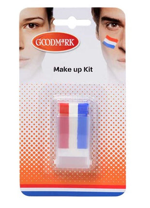 Mini make-up stick - red / white / blue