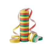 Serpentines Carnaval - rood geel groen - 3 stuks
