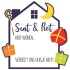Welkom Sint & Piet - Raambord beschrijfbaar - 50 cm - basic