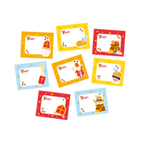 Sinterklaas naamstickers - 50 stickers