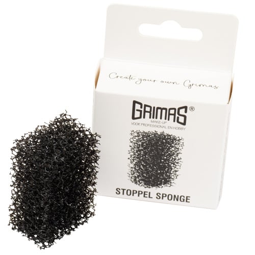 Grimas Stoppelsponsje Grof - Professionele Schminkspons voor Stoppelbaard / Schaafwonden