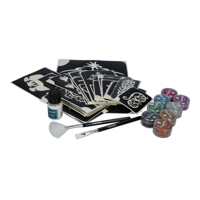 Superstar Big festival Pro kit voor glittertattoos
