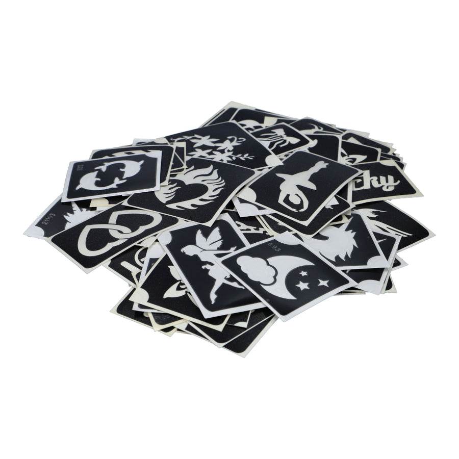 Superstar Big Mix XXL Glitter Tattoo Stencils (100st)