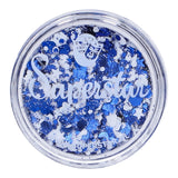 Superstar Chunky glittercrème Blue & White - Dunkerque - 10 ml