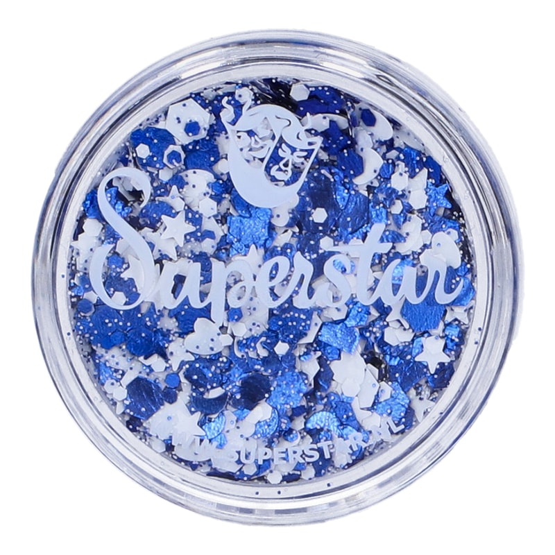 Superstar Chunky glittercrème Blue & White - Dunkerque - 10 ml