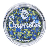 Superstar Chunky glittercrème Blue & Yellow - 10 ml