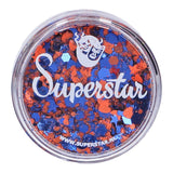 Superstar Chunky glittercrème Orange & Blue - Lampegat - 10 ml