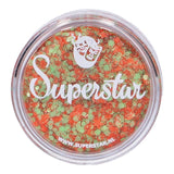 Superstar Chunky glittercrème Orange & Green - Kruikenstad - 10 ml