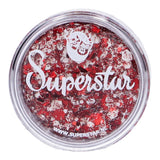 Superstar Chunky glittercrème Red & White - 10 ml