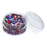Superstar Chunky glittercrème Red, White & Blue - 10 ml