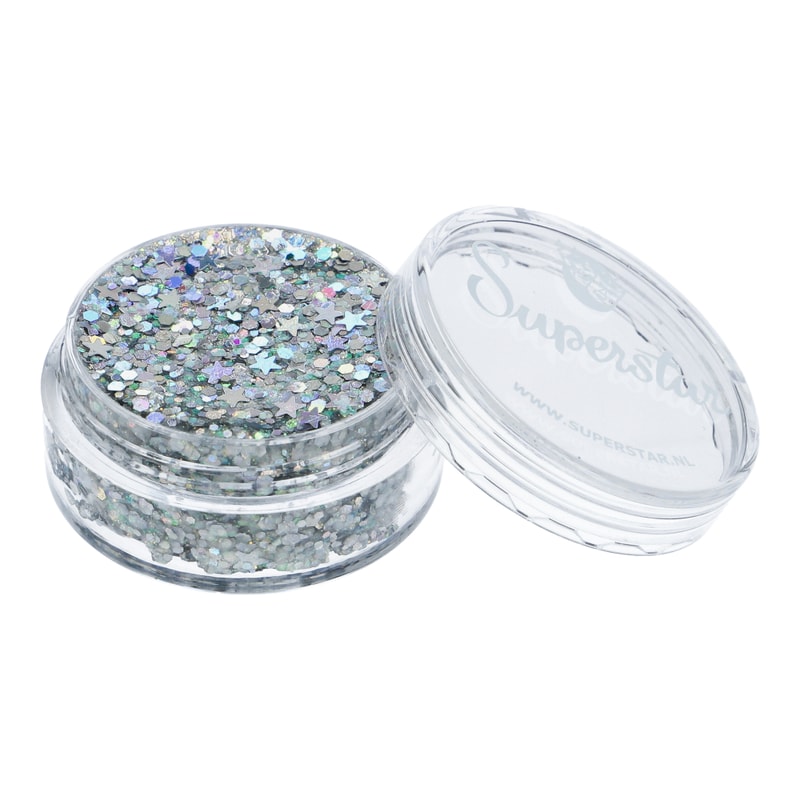 Superstar Chunky glittercrème Silver Starlight - 10 ml
