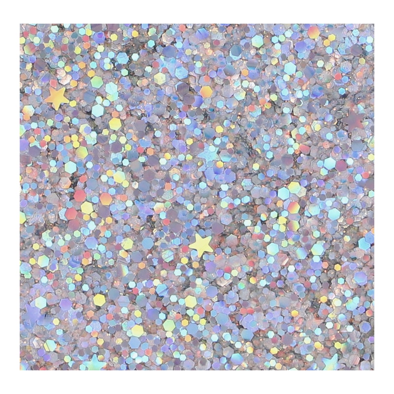 Superstar Chunky glittercrème Silver Starlight - 10 ml
