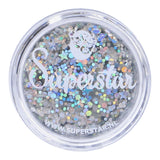 Superstar Chunky glittercrème Silver Starlight - 10 ml