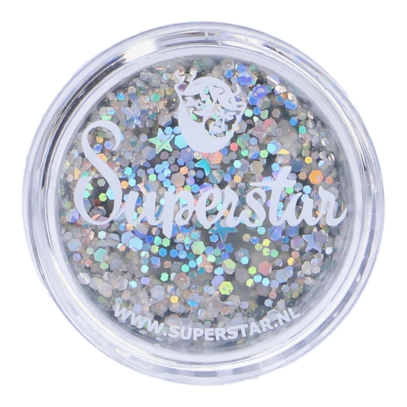 Superstar Chunky glittercrème Silver Starlight - 10 ml