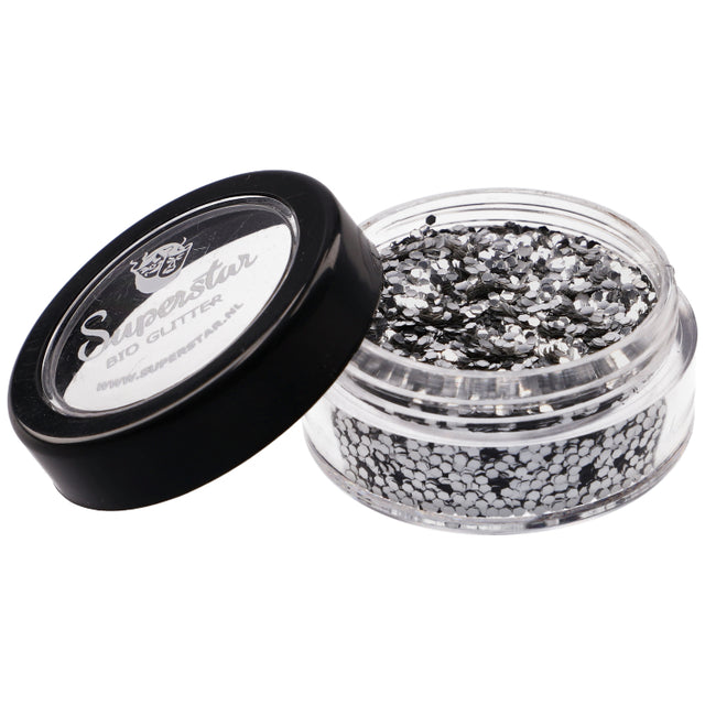 Superstar Glitter biologisch afbreekbaar silver - 6 ml