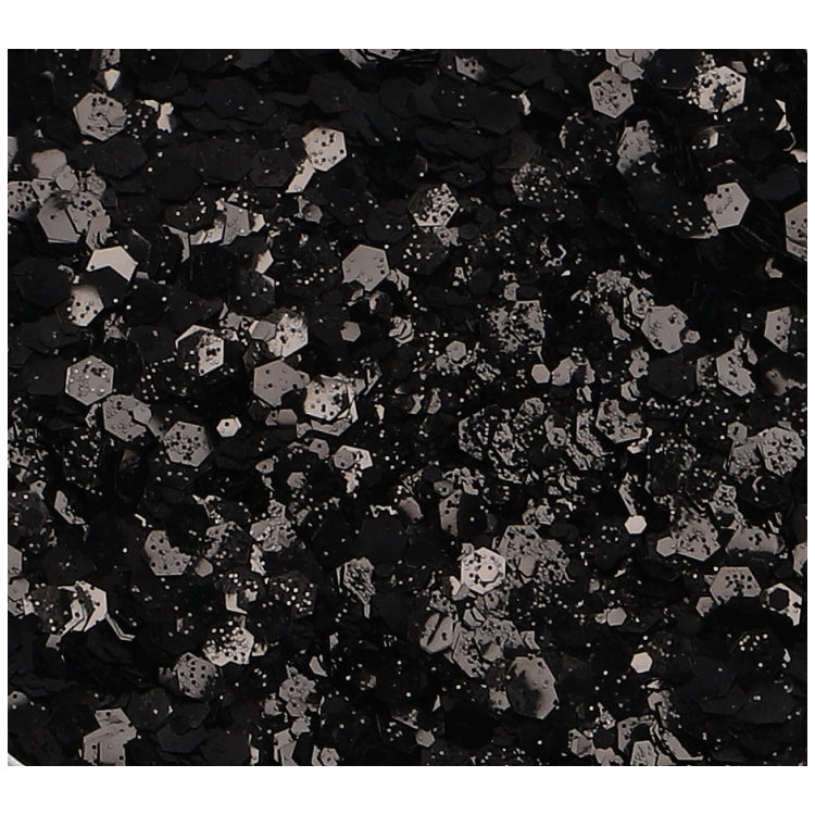 Superstar Glitter chunky biologisch afbreekbaar black - 6 ml