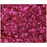 Superstar Glitter chunky biologisch afbreekbaar dark rose - 6 ml