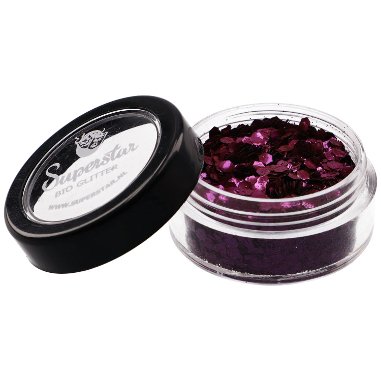 Superstar Glitter chunky biologisch afbreekbaar fuchsia - 6 ml