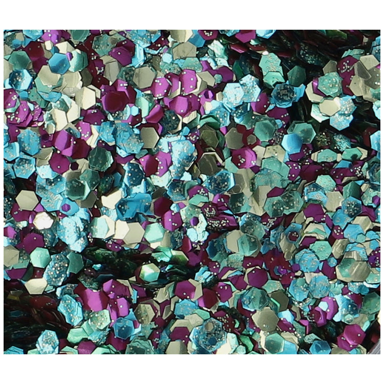 Superstar Glitter chunky biologisch afbreekbaar rainforest - 6 ml