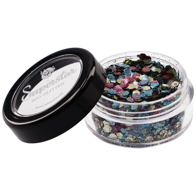 Superstar Glitter chunky biologisch afbreekbaar spring garden - 6 ml