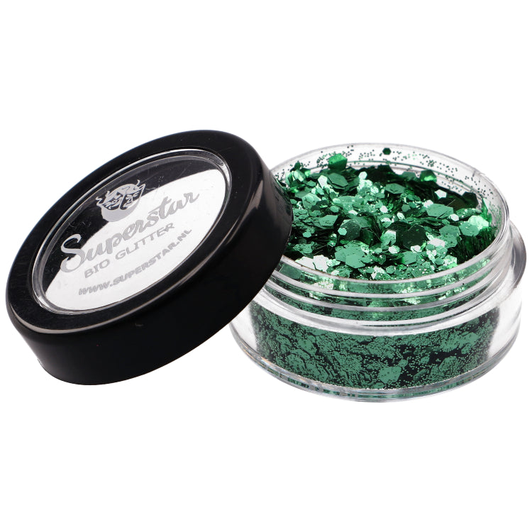 Superstar Glitter chunky biologisch afbreekbaar spring green - 6 ml