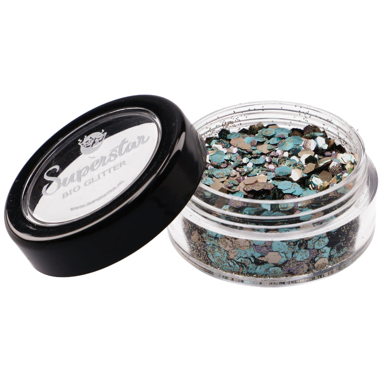 Superstar Glitter chunky biologisch afbreekbaar tashmarine - 6 ml