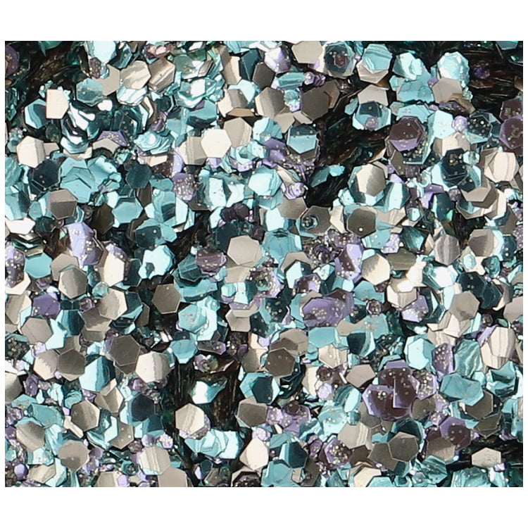 Superstar Glitter chunky biologisch afbreekbaar tashmarine - 6 ml