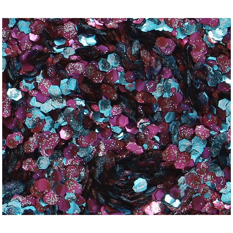 Superstar Glitter chunky biologisch afbreekbaar wild pansy - 6 ml
