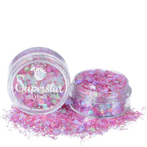 Superstar Glitter chunky Pink mermaid - 8 ml