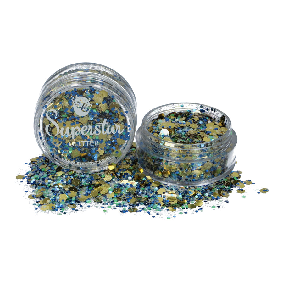Superstar Glitter chunky Royal - 8 ml