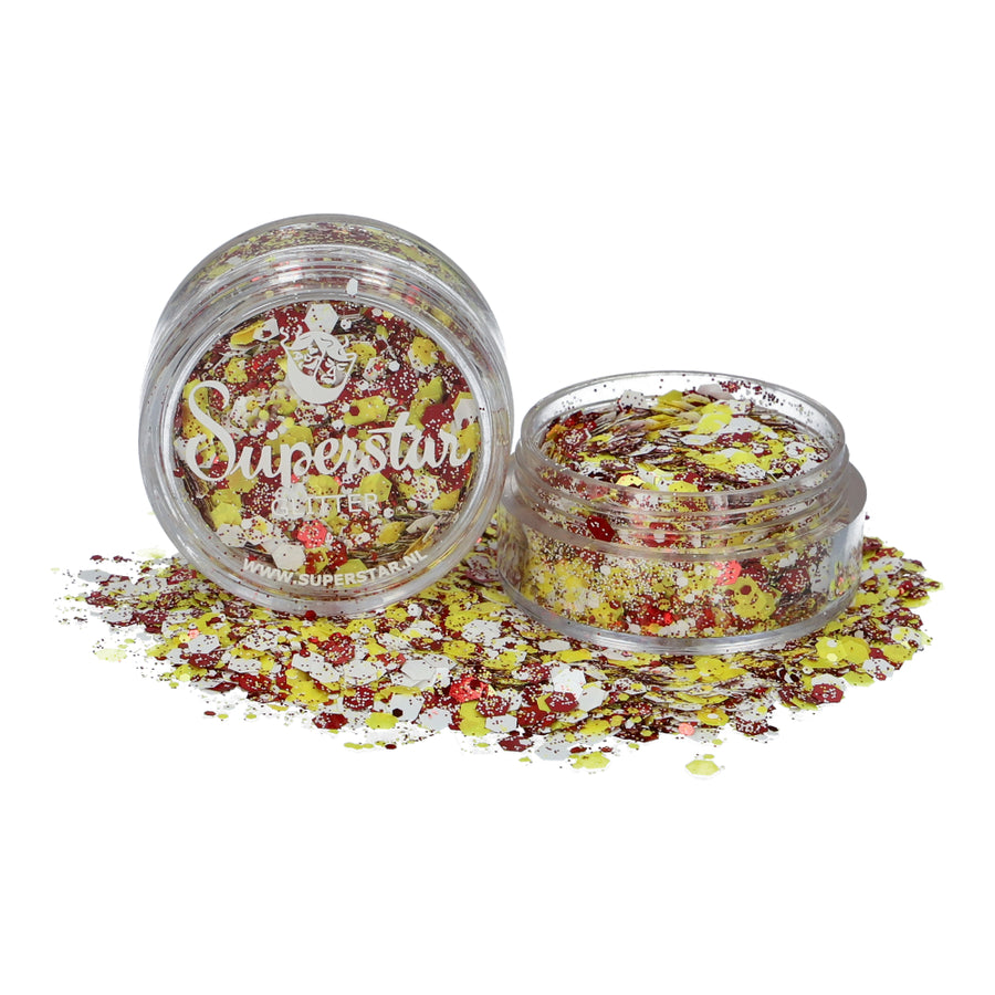 Superstar Glitter chunky Zotte mix - 8 ml