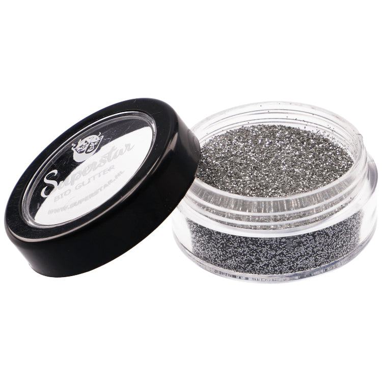 Superstar Glitter fine biologisch afbreekbaar silver - 6 ml