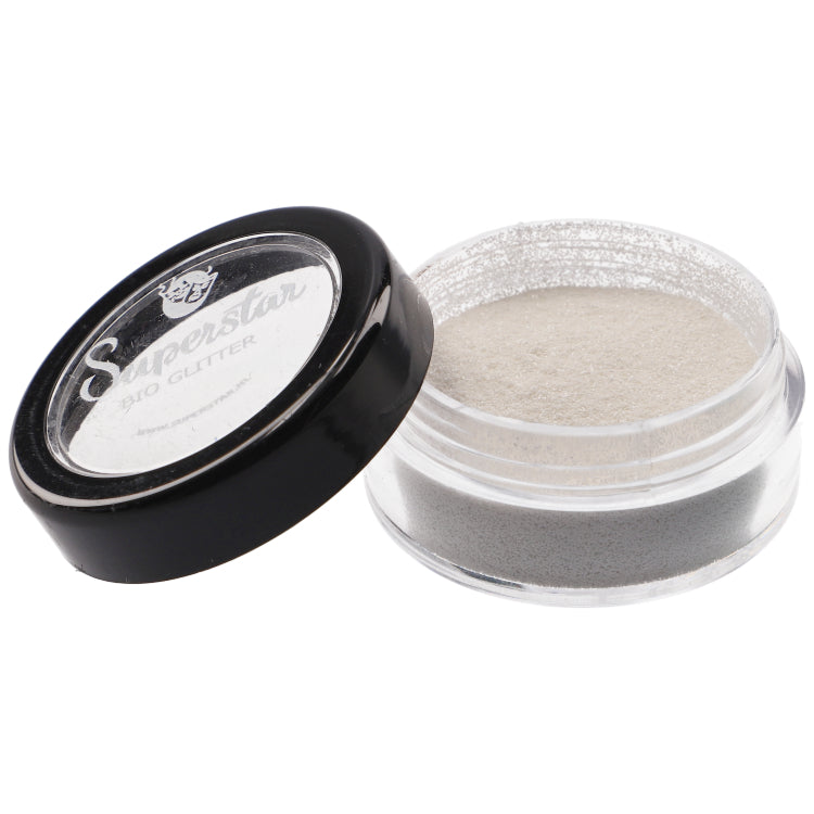 Superstar Glitter fine biologisch afbreekbaar white - 6 ml