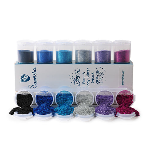 Superstar Glitter mix fine Morning sky - 90 ml totaal
