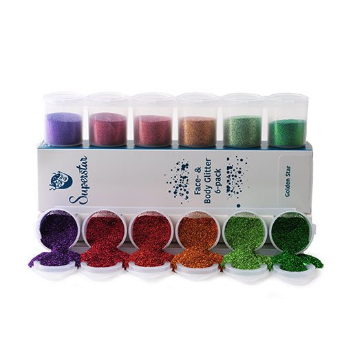 Superstar Glitter mix Golden star - 90 ml totaal