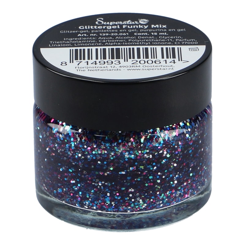 Superstar Glittergel Funky - 15 ml