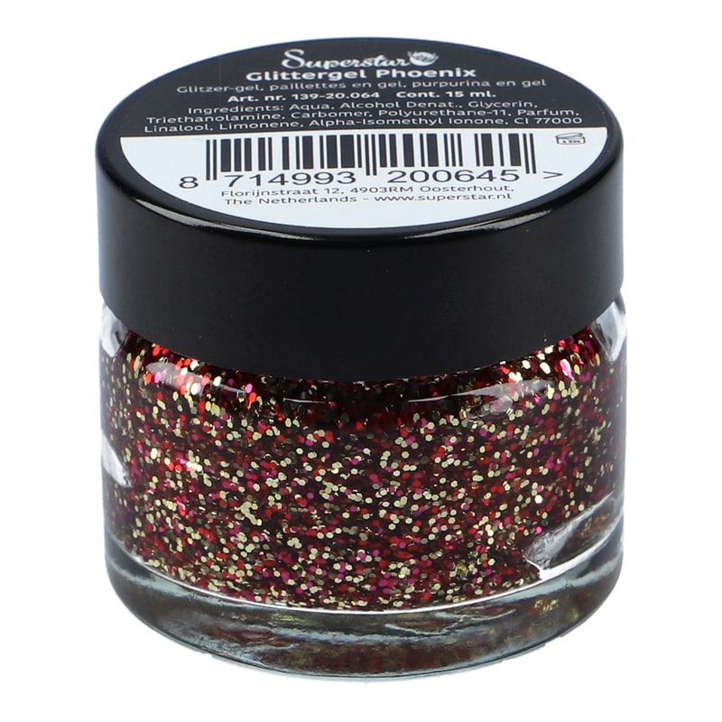 Superstar Glittergel Phoenix - 15 ml