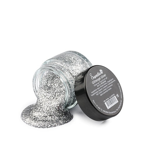 Superstar Glittergel zilver - 15 ml