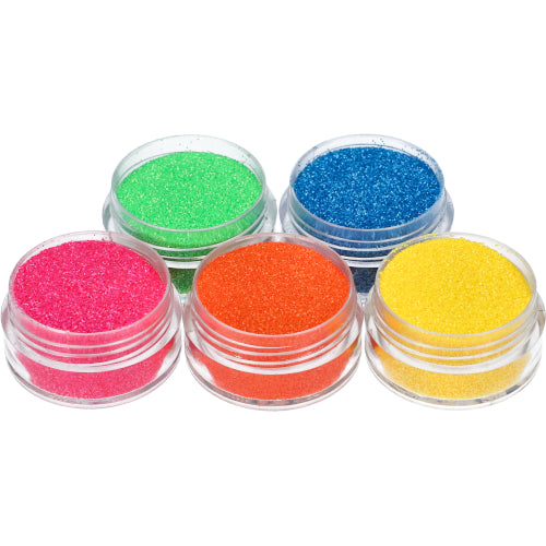 Superstar Glitterset Fluor voor Glitter tattoo - 5 x 5 ml