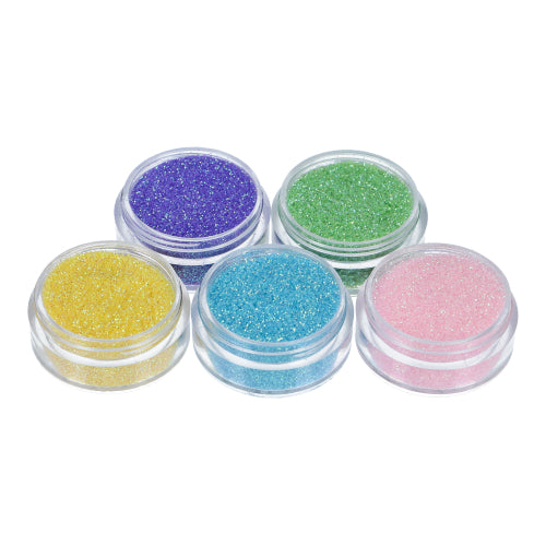 Superstar Glitterset Unicorn pastel voor Glitter tattoo - 5 x 5 ml