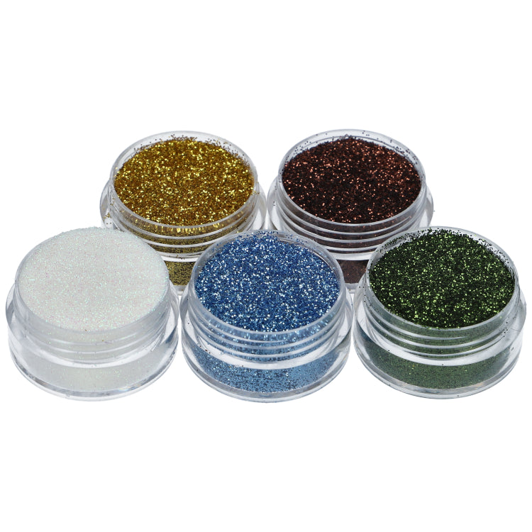 Superstar Glitterset Winter voor glitter tattoo - 5 x 5 ml