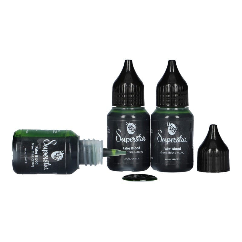 Superstar Kunstbloed groen dik stollend - 20 ml