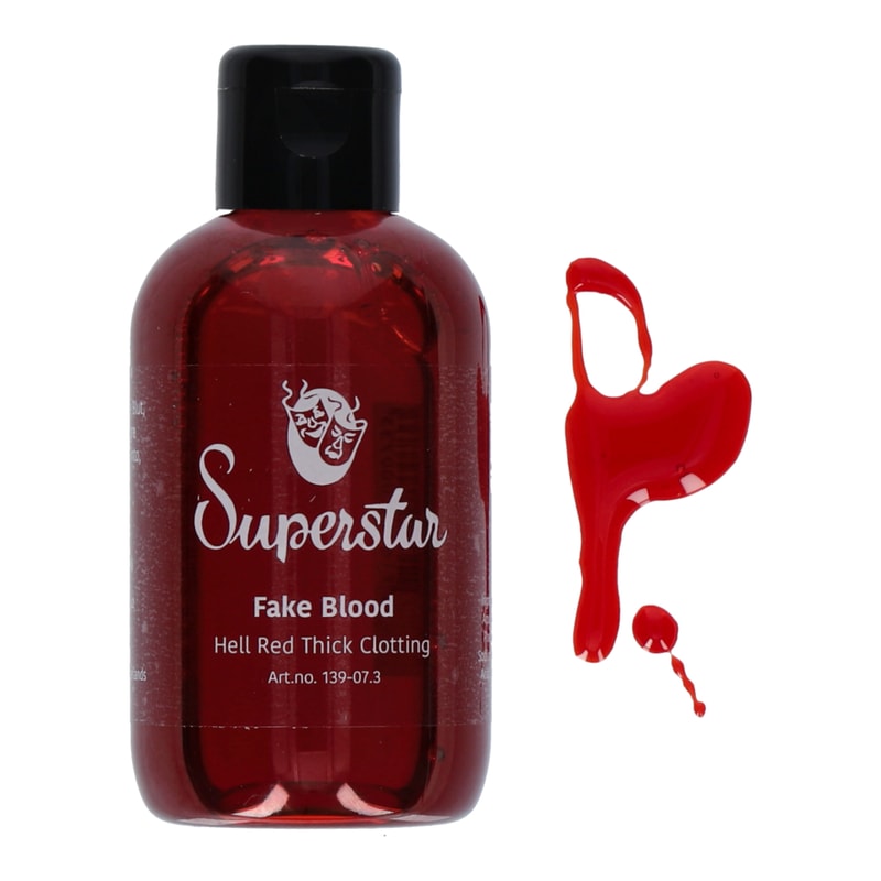 Superstar Kunstbloed hel rood dik stollend - 100 ml
