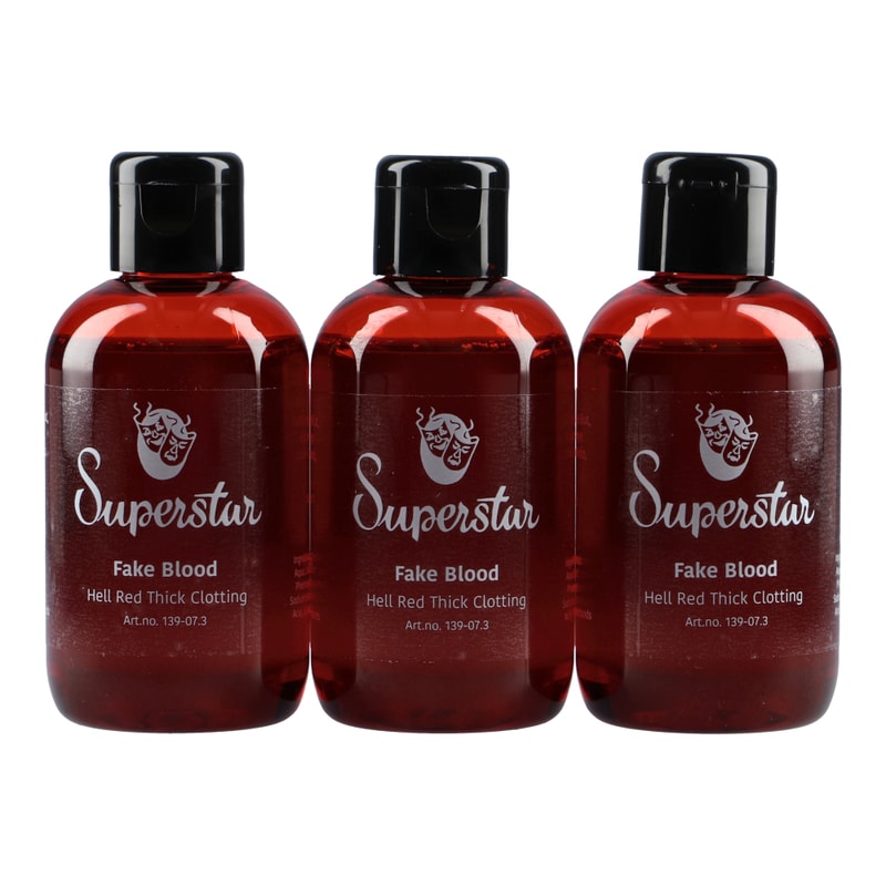 Superstar Kunstbloed hel rood dik stollend - 100 ml