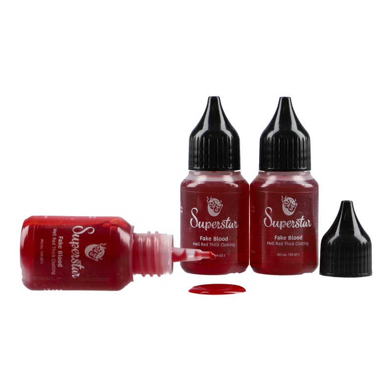 Superstar Kunstbloed hel rood dik stollend - 20 ml