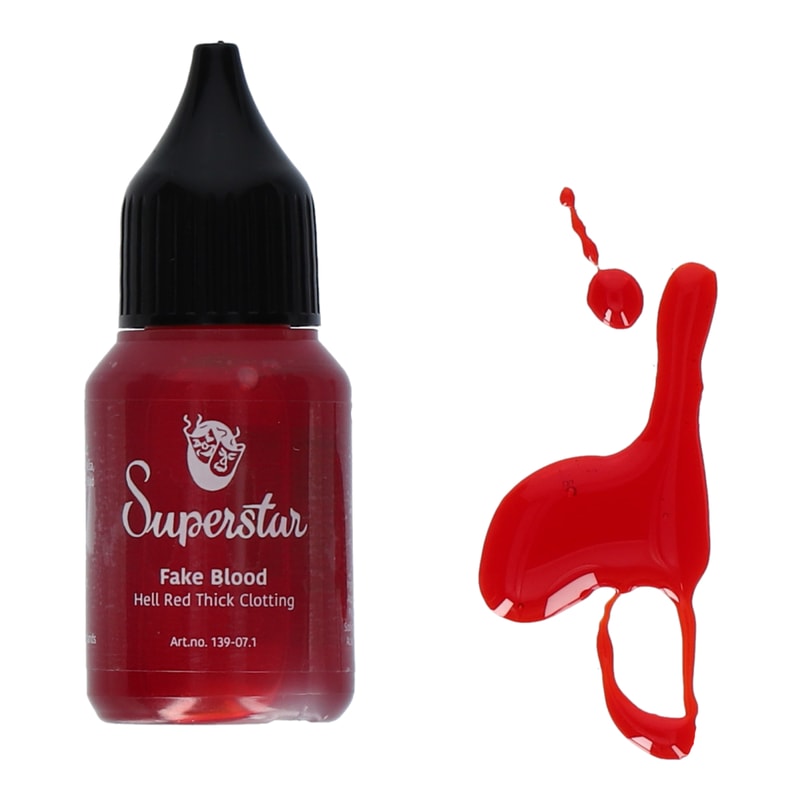 Superstar Kunstbloed hel rood dik stollend - 20 ml