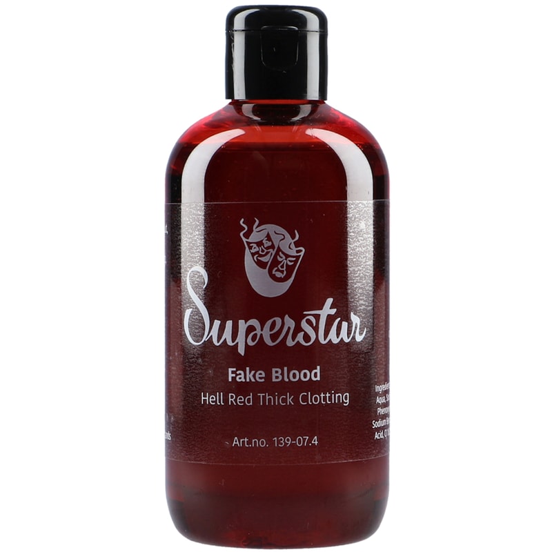 Superstar Kunstbloed hel rood dik stollend - 250 ml