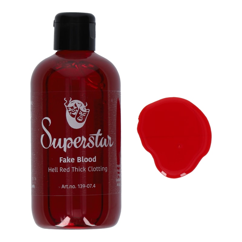 Superstar Kunstbloed hel rood dik stollend - 250 ml