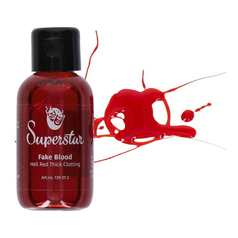 Superstar Kunstbloed hel rood dik stollend - 50 ml