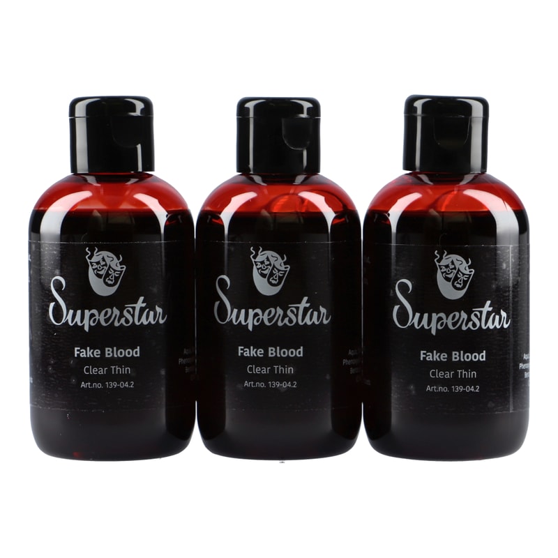 Superstar Kunstbloed helder dun - 100 ml